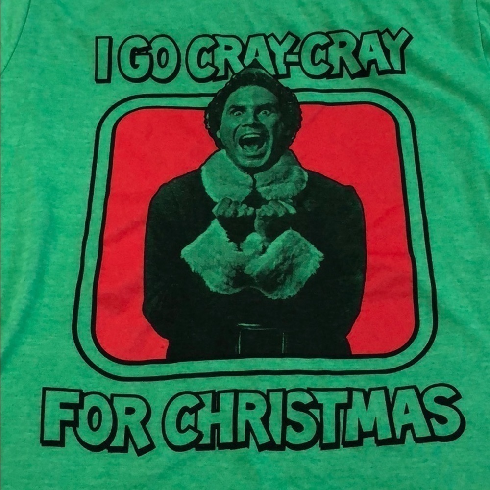 Elf Christmas t-shirt size M.  EUC